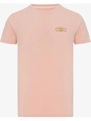 Routefield Toby Pembe Erkek T-shirt RFTOBY23-POW