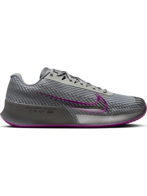 Nikecourt Air Zoom Vapor 11 Erkek Toprak Kort Gri Tenis Ayakkabısı DV2014- 005