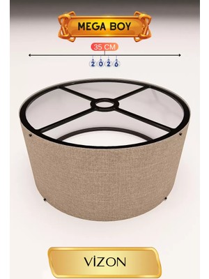 EstoreBox Vizon Lambader Başlığı 35 cm Mega Boy