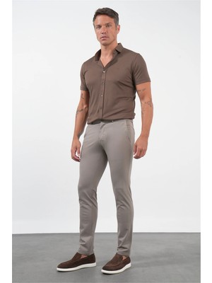 İmza Vizon Yan Cep Slim Fit Esnek Jogger Pantolon 1003260373