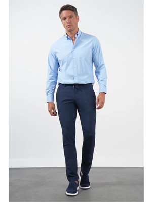 İmza Lacivert Yan Cep Slim Fit Esnek Jogger Pantolon 1003260179