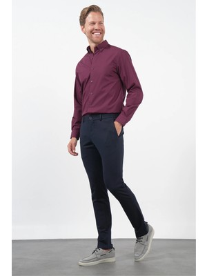 İmza Lacivert Yan Cep Slim Fit Esnek Jogger Pantolon 1003260274