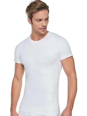 Tutku 105 Penye Erkek O-Yaka Fanila Beyaz Xxxl 6lı Paket