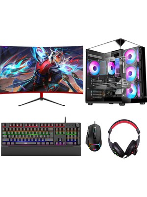 Turbox TX8596 I5 12400F 32GB Ram 1tb SSD SSD 8gb RTX3050 23.6 Inç 165Hz Curved Oyuncu Oem Paket