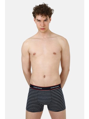 John Frank Pamuklu Logolu Boxer Erkek Boxer JFBNSB02