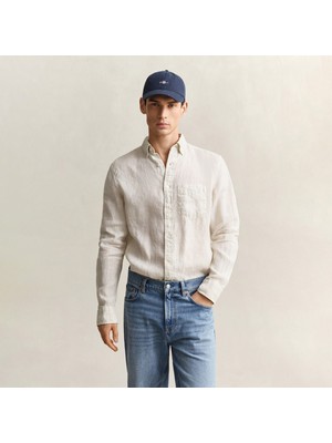Gant Erkek Bej Regular Fit Gömlek