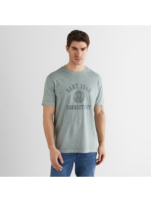 Gant Erkek Yeşil Kısa Kollu T-Shirt