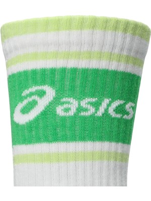 Asics  3 Pack Logo Crew Sock Unisex Çorap - Beyaz