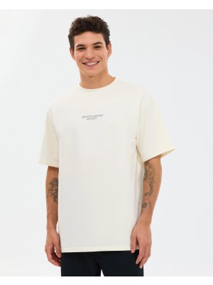 Skechers M Graphic Tee Reflect Logo Oversize T-Shirt Erkek Beyaz Tshirt S231094-3855