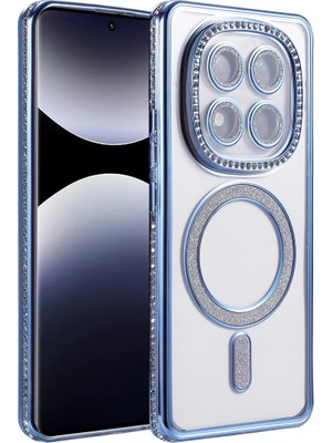 sbodurhome Xiaomi Redmi Note 14 Pro 5g Joke Simli Magneticsafe Kılıf - Mavi