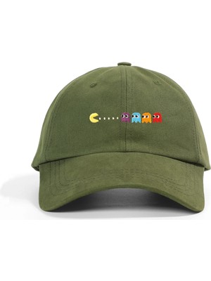 PataCute Pacman Yeşil Soft Baseball Şapka