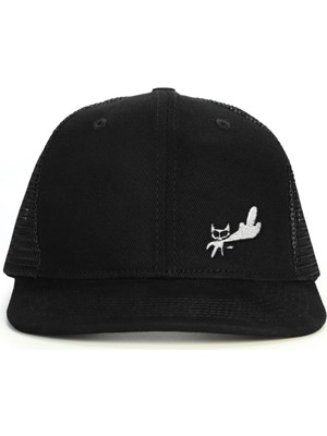 PataCute Cat You Siyah Snapback Şapka