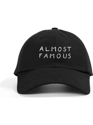 PataCute Almost Famous Siyah Soft Baseball Şapka