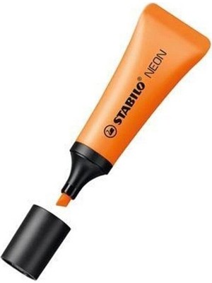 Stabilo Neon Turuncu Fosforlu Kalem Su Bazlı Mürekkep ile Estetik Tasarım