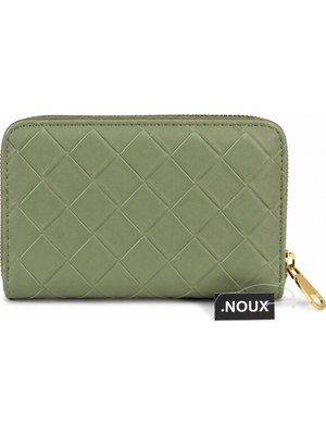 Noux Premium Örgü Desenli Fermuarlı Cüzdan