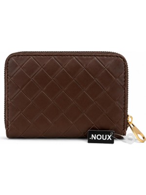 Noux Premium Örgü Desenli Fermuarlı Cüzdan