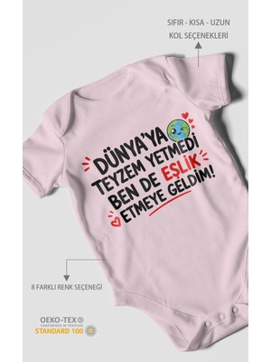 Morivo Kids Teyzeye Özel Kısa Kollu Bebek Body %100 Pamuk