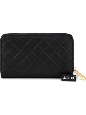 Noux Premium Örgü Desenli Fermuarlı Cüzdan