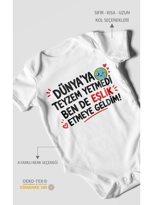 Morivo Kids Teyzeye Özel Kısa Kollu Bebek Body %100 Pamuk
