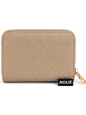 Noux Premium Örgü Desenli Fermuarlı Cüzdan