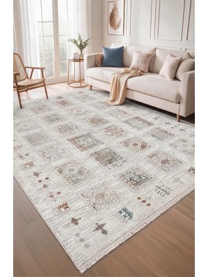Colore Home Nova Vintage Etnik Desen Klasik Akrilik Halı Etnik Salon Halısı