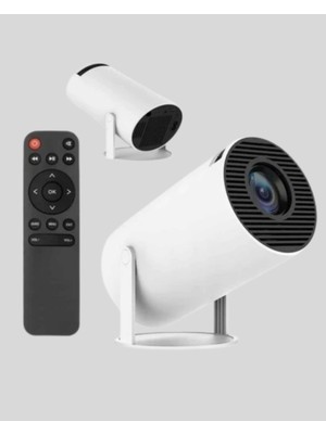 Kablosuz Mini Projeksiyon Cihazı Oyun ve Film Için Taşınabilir Ev Sineması Yeni Nesil - Lisinya