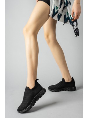 Nesil Shoes Dvm 505 Siyahtriko Kadın Sneakers