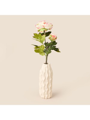 Matmel Deco Ingiliz Gülü Yapay Dal Çiçek - Renkli - 73 cm