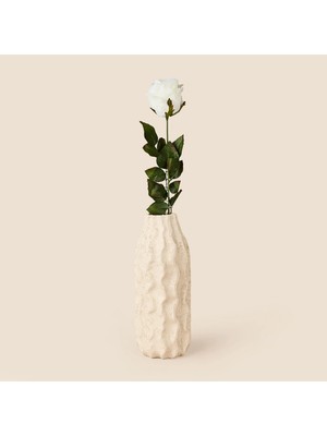 Matmel Deco Gül Yapay Dal Çiçek - Beyaz -  74,5 cm