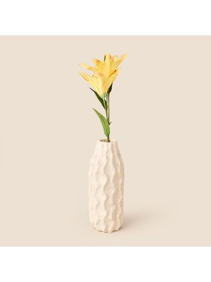 Matmel Deco Zambak Yapay Dal Çiçek - Sarı - 61 cm