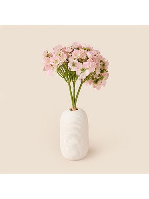 Matmel Deco Ortanca 4'lü Buket Çiçek - Açık Pembe - 31 cm