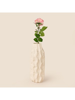 Matmel Deco Katmerli Gül Yapay Dal Çiçek - Açık Pembe - 50 cm