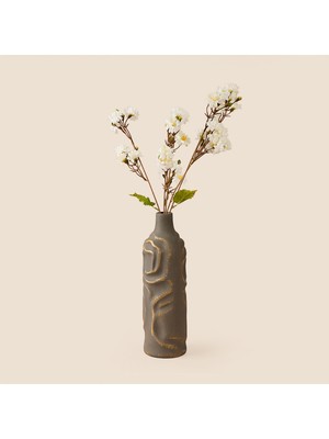 Matmel Deco Kiraz Yapay Dal Çiçek - Beyaz - 64 cm