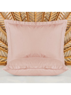 Matmel Soft Basic Oxford Saten 2'li Yastık Kılıfı - Gülkurusu - 50X70 cm
