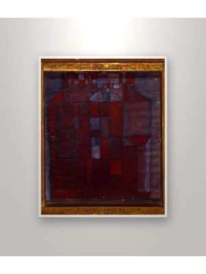 Paul Klee Small Portrait Of A Girl In Yellow Soyut Sanat Posteri Poster 21X30 cm