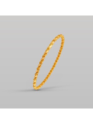Garanti Gold 12 gr Ikili Burma Altın Bilezik