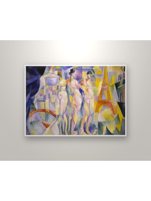 Robert Delaunay La Ville De Paris 1915 Soyut Sanat Posteri Poster 21X30 cm