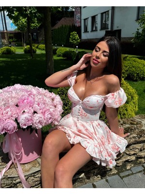Morliva Dubai Kumaş Elbise 1563