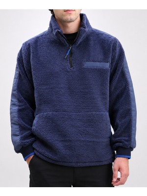 Togy&Burk Peluş Cepli Ekru Sweat Mont