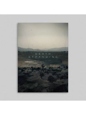 Orendart Death Stranding - Game Video Çerçeveli - Çerçevesiz Poster Tablo Hideo Kojima Video Oyun Poster