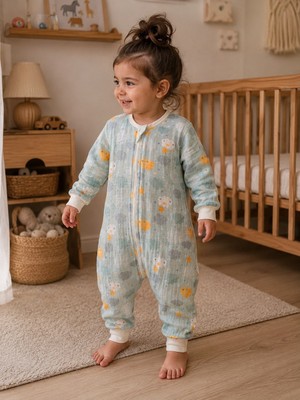 Enhitbaby %100 Pamuk Müslin Uyku Tulumu