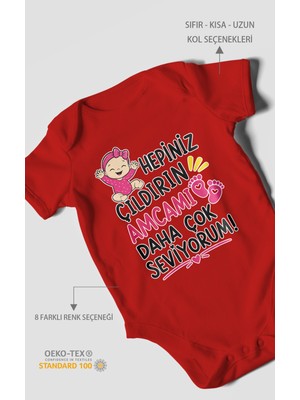 Morivo Kids Amcaya Özel Kısa Kollu Bebek Body %100 Pamuk