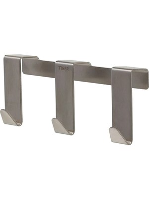 Tiger Tıger 101730942 Basic Paslanmaz Çelik 20 mm Üçlü Kapı Askısı
