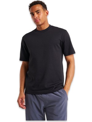 Lescon 25S-1260-25N Kısa Kol T Siyah Erkek T-Shirt