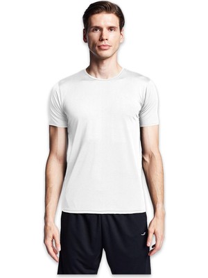 Lescon 26S-1220-26B Kısa Kol T Beyaz Erkek T-Shirt