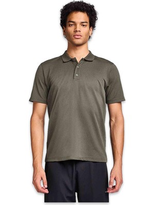Lescon 26S-1297-26B Kısa Kol Polo Yaka T Haki Erkek T-Shirt