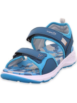 Superfit 000586 Criss Cross Mavi Çocuk Sandalet