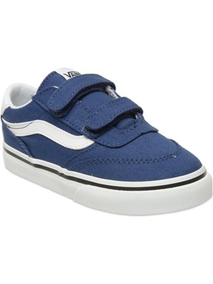 Vans VN000D7X Brooklyn Ls V Sneakers Mavi Çocuk Spor Ayakkabı