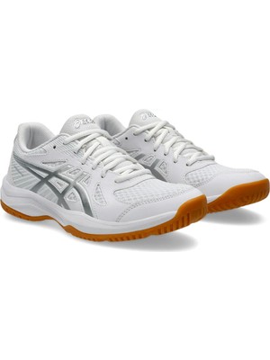 Asics 1072A107 Upcourt 6 Voleybol Beyaz Kadın Spor Ayakkabı