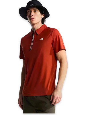 The North Face NF0A2WAZ M Tanken Polo Eu Kırmızı Erkek T-Shirt